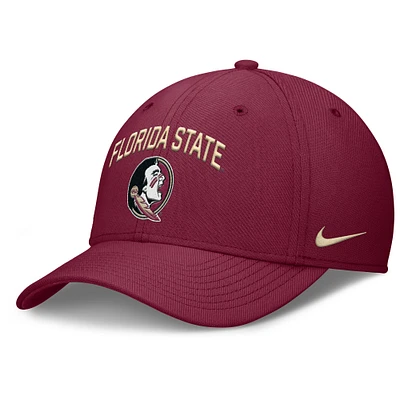 Men's Nike Garnet Florida State Seminoles 2025 On-Field Rise Performance Flex Hat