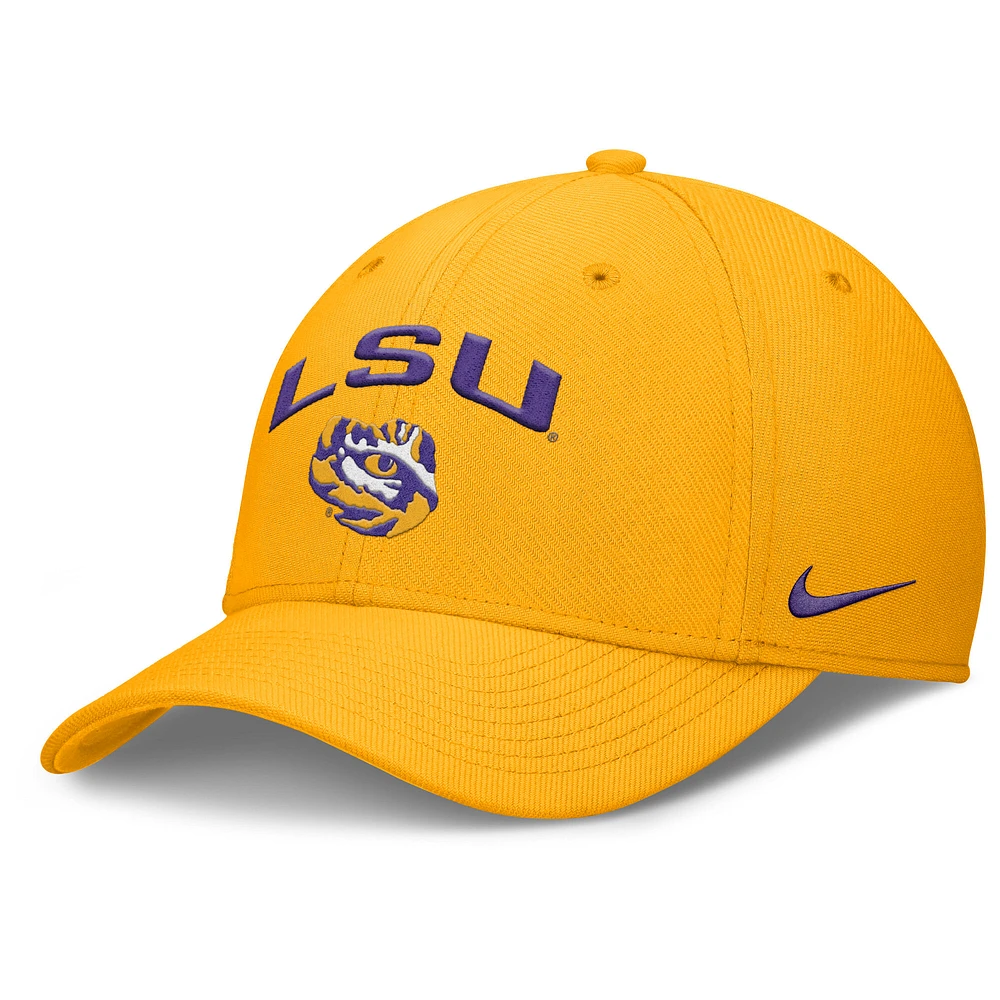 Men's Nike Gold LSU Tigers 2025 On-Field Rise Performance Flex Hat