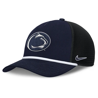 Men's Nike Navy Penn State Nittany Lions Rise Primetime Trucker Adjustable Hat