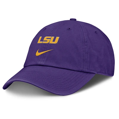 Men's Nike Purple LSU Tigers Primetime Club Adjustable Hat