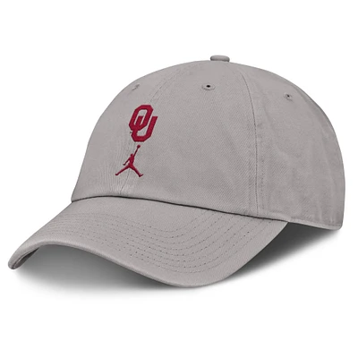 Men's Jordan Brand Gray Oklahoma Sooners Primetime Club Adjustable Hat