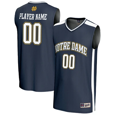 Youth GameDay Greats Navy Notre Dame Fighting Irish NIL Pick-A-Player Lightweight Collegiate Basketball Fashion Jersey