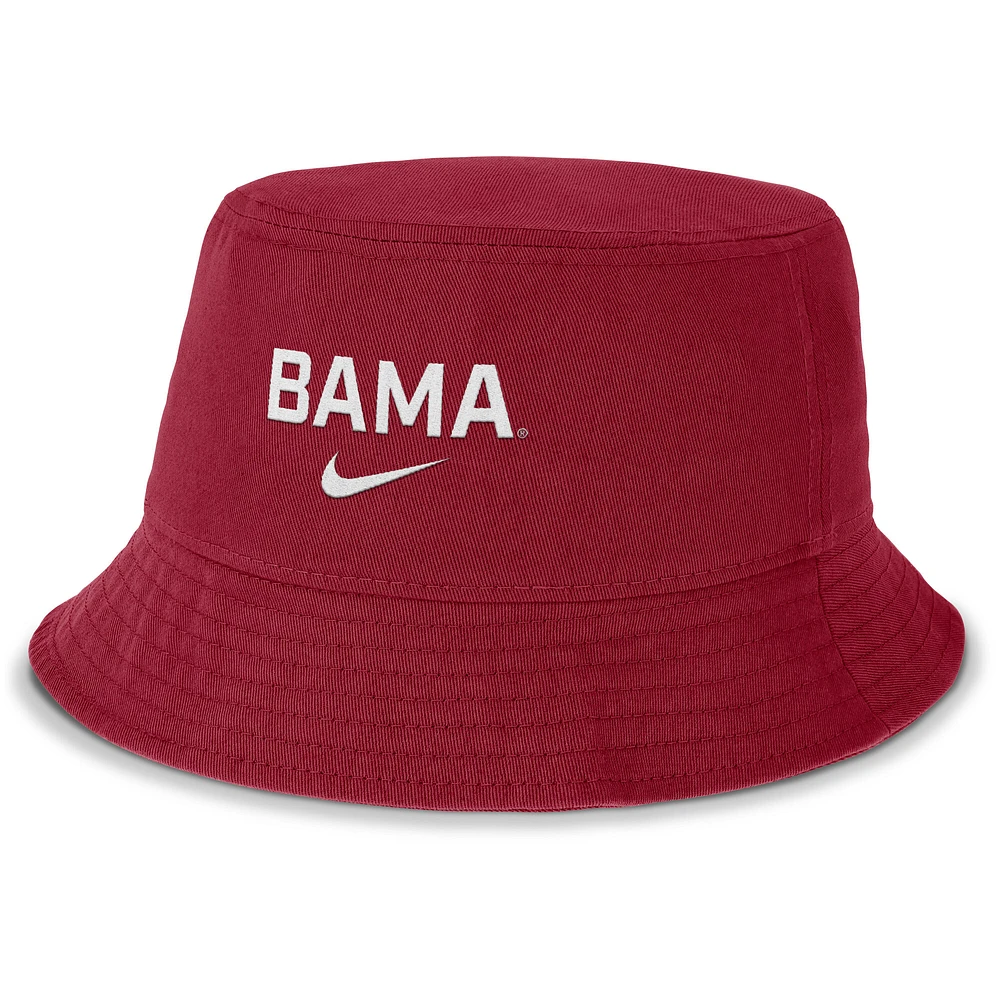 Men's Nike Crimson Alabama Tide Apex Primetime Bucket Hat