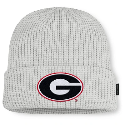 Men Nike Gray Georgia Bulldogs 2025 On-Field Utility Cuffed Knit Hat