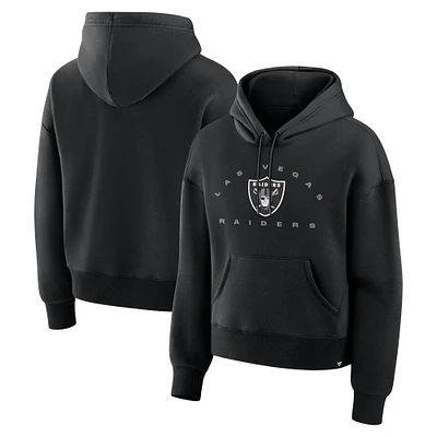 Women's Fanatics Black Las Vegas Raiders Eligible Receiver Legacy Pullover Hoodie