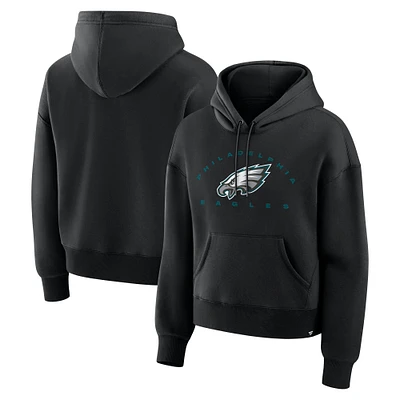 Women's Fanatics Black Philadelphia Eagles Eligible Receiver Legacy Pullover Hoodie
