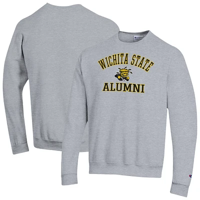 Men's Champion Wichita State Shockers Alumni Arched Pullover Sweatshirt