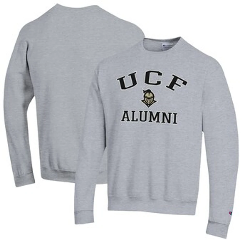 Men's Champion Gray UCF Knights Alumni Arched Pullover Sweatshirt