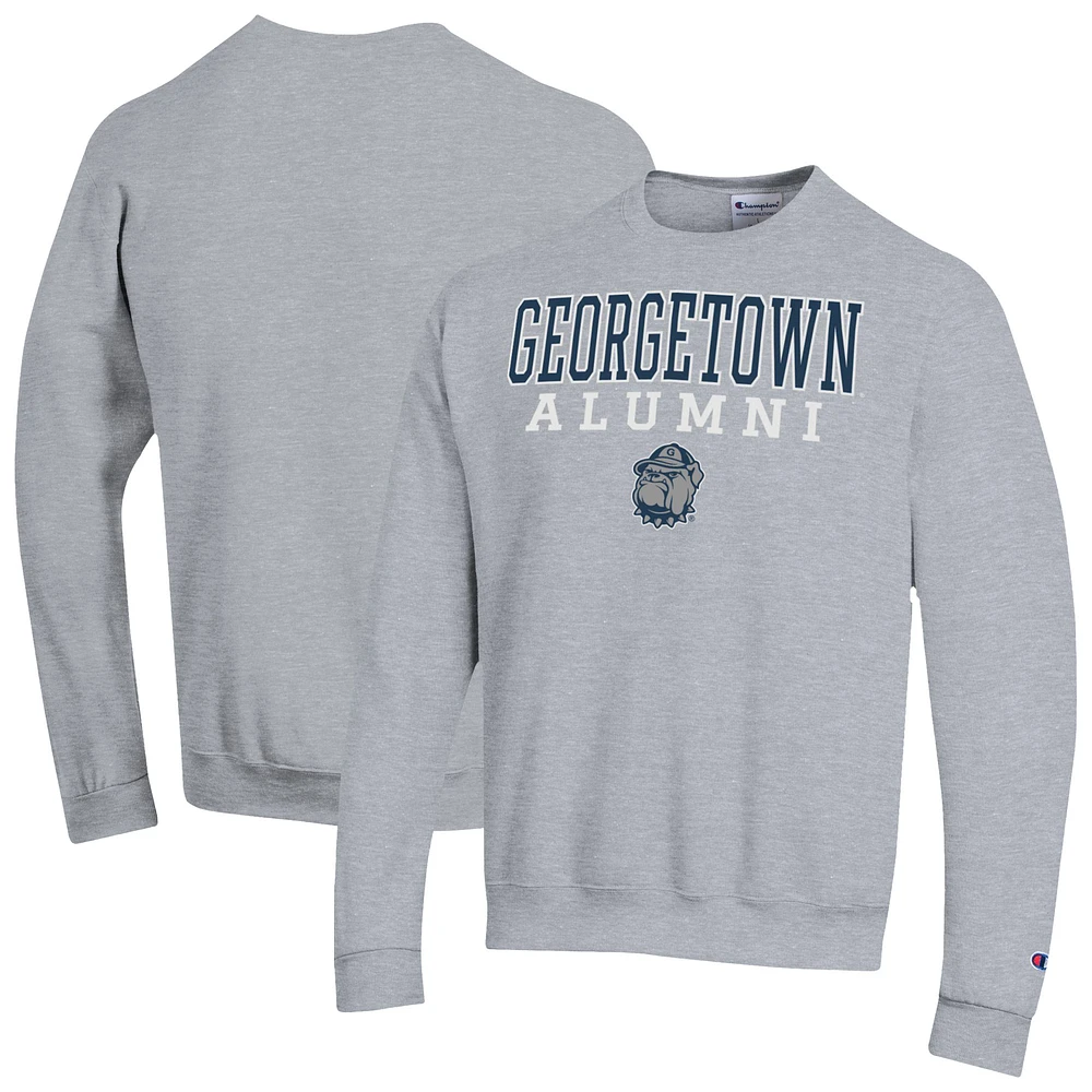 Men's Champion Georgetown Hoyas Alumni Arched Pullover Sweatshirt