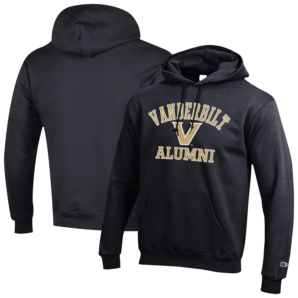 Men's Champion Black Vanderbilt Commodores Alumni Arch Pullover Hoodie