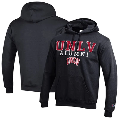 Men's Champion UNLV Rebels Alumni Stacked Pullover Hoodie