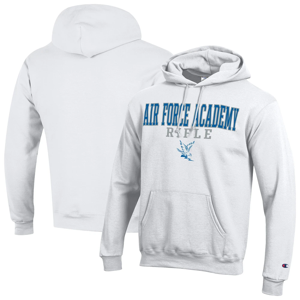 Men's Champion Air Force Falcons Rifle Stack Powerblend Pullover Hoodie