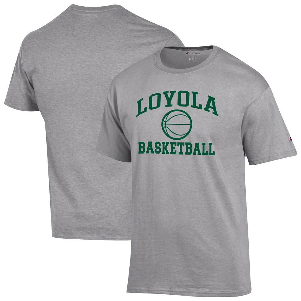 Men's Champion Loyola Greyhounds Basketball Icon T-Shirt