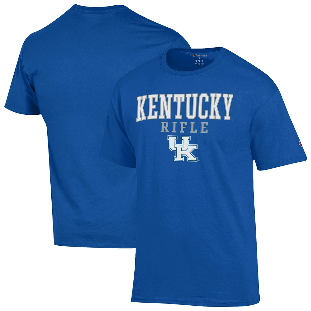 Men's Champion Kentucky Wildcats Stacked Rifle T-Shirt