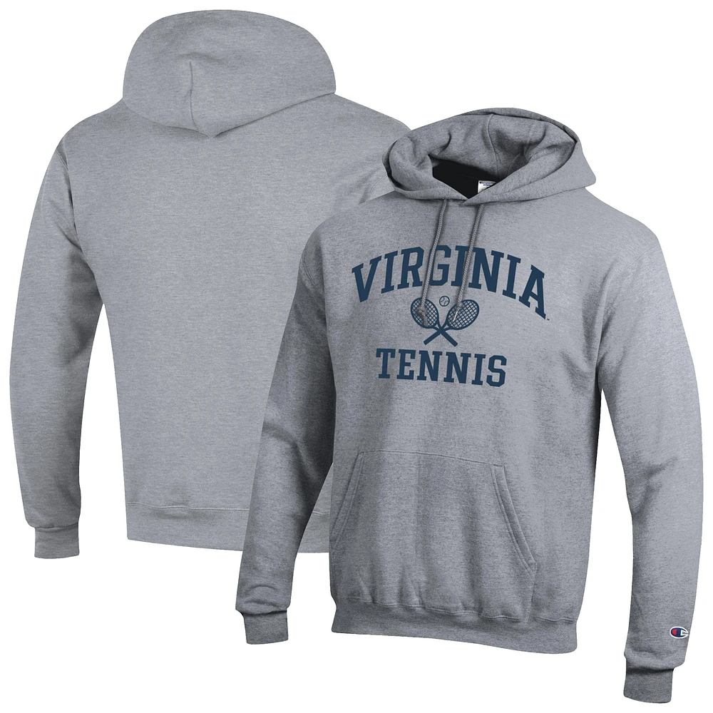 Men's Champion Gray Virginia Cavaliers Powerblend Pullover Hoodie