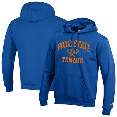 Men's Champion Royal Boise State Broncos Powerblend Pullover Hoodie