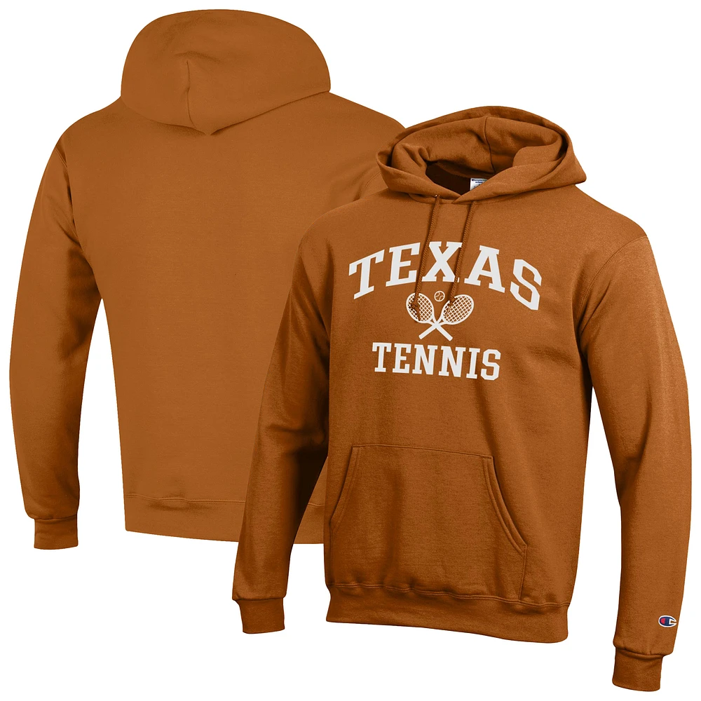 Men's Champion Burnt Orange Texas Longhorns Powerblend Pullover Hoodie