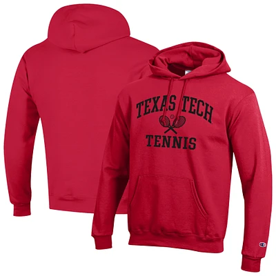 Men's Champion Red Texas Tech Raiders Powerblend Pullover Hoodie