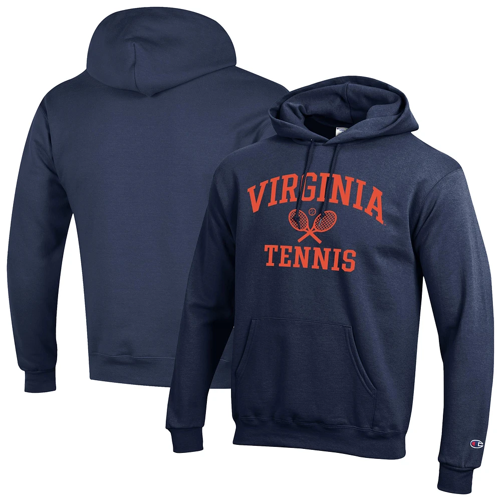 Men's Champion Navy Virginia Cavaliers Powerblend Pullover Hoodie