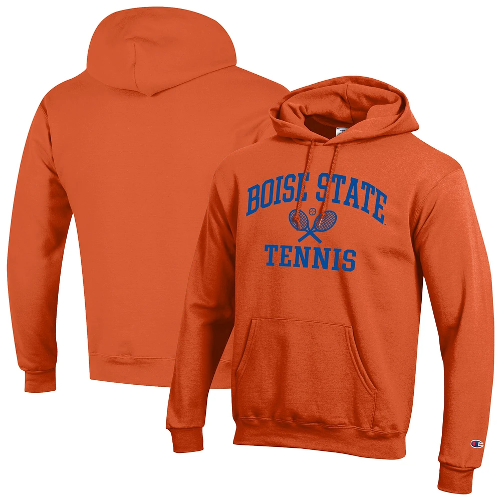 Men's Champion Orange Boise State Broncos Powerblend Pullover Hoodie