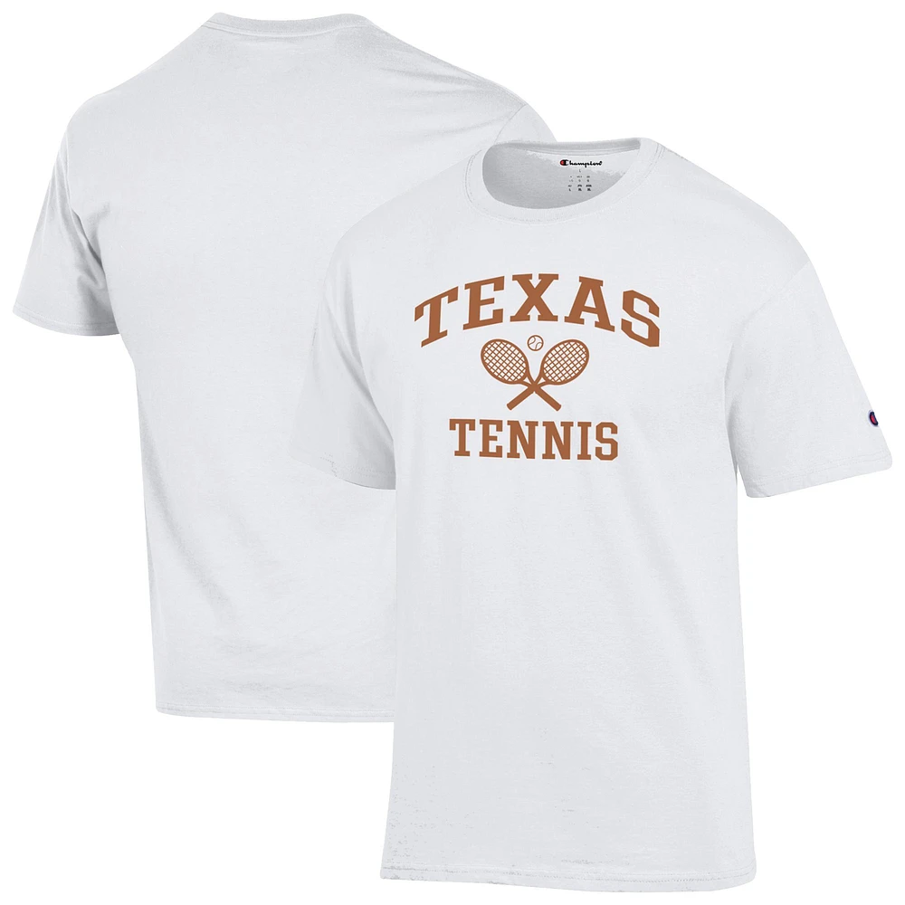 Men's Champion White Texas Longhorns Short Sleeve T-Shirt