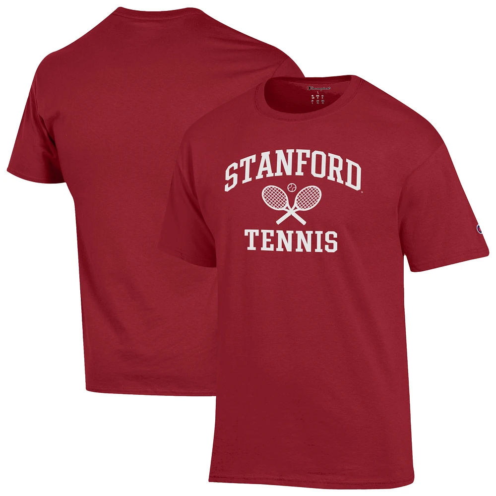 Men's Champion Cardinal Stanford Tennis Icon T-Shirt