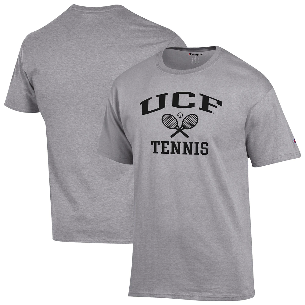 Men's Champion Gray UCF Knights Tennis Icon T-Shirt