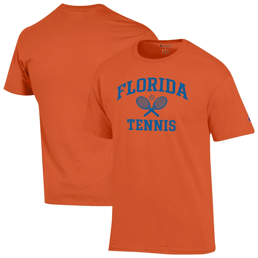 Men's Champion Orange Florida Gators Tennis Icon T-Shirt