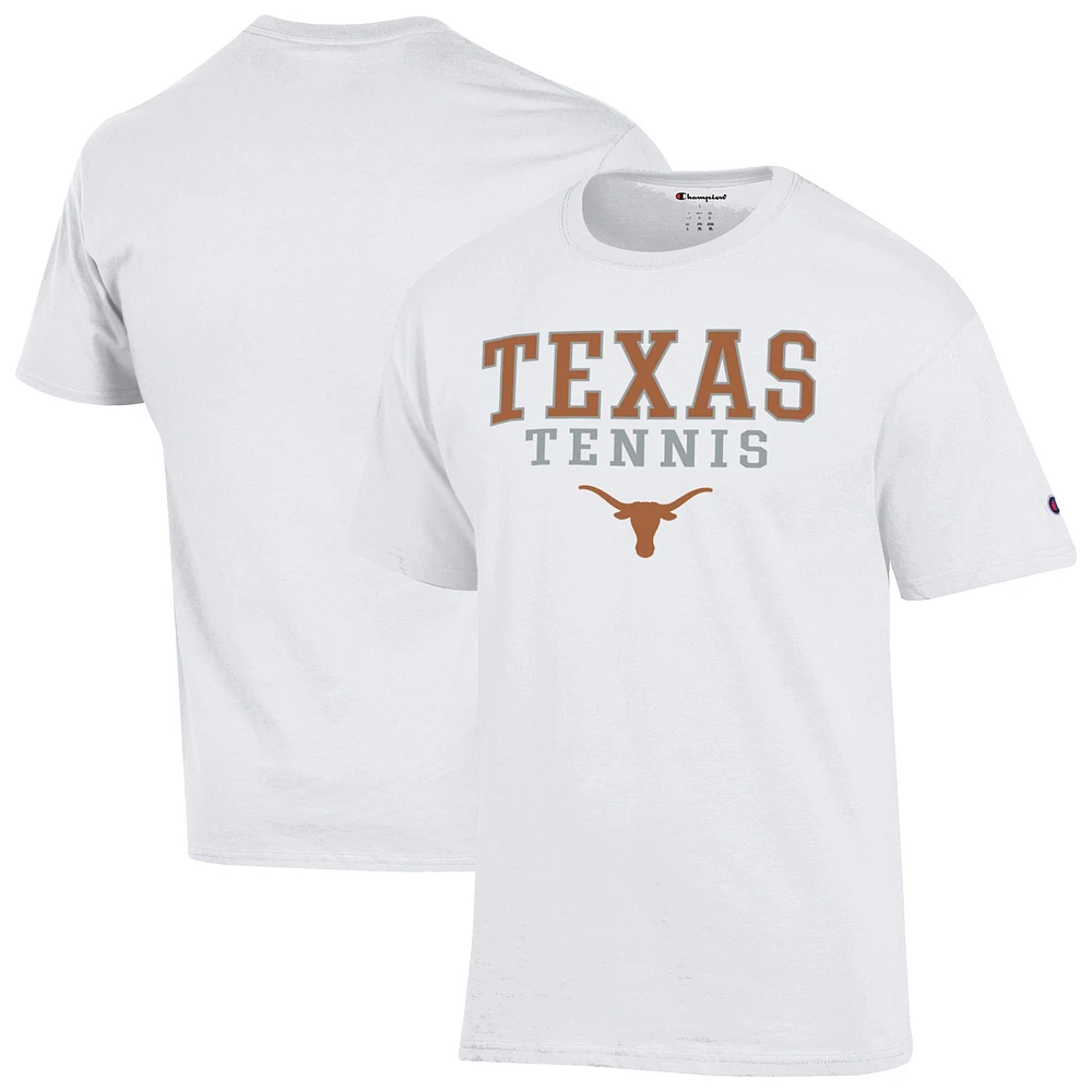 Men's Champion White Texas Longhorns Short Sleeve T-Shirt