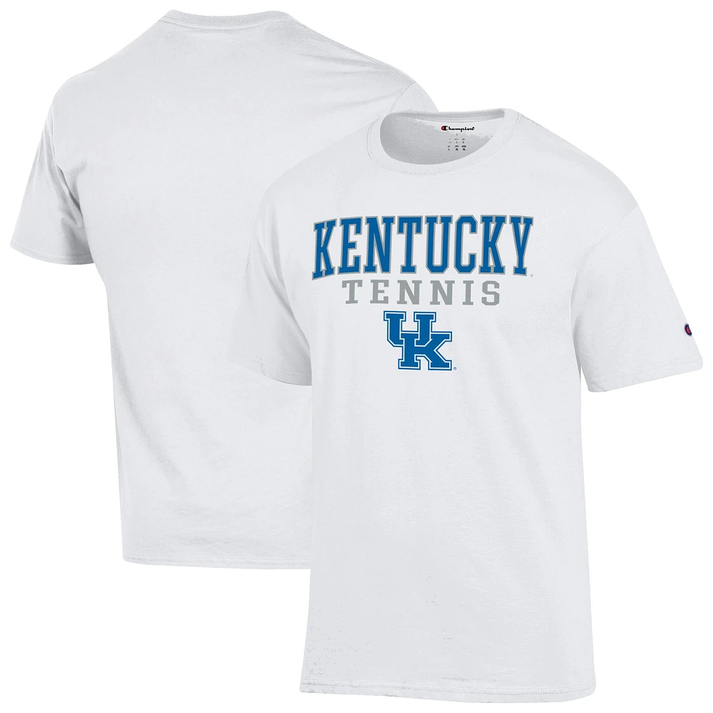 Men's Champion White Kentucky Wildcats Short Sleeve T-Shirt