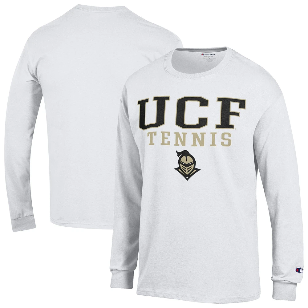 Men's Champion White UCF Knights Long Sleeve T-Shirt