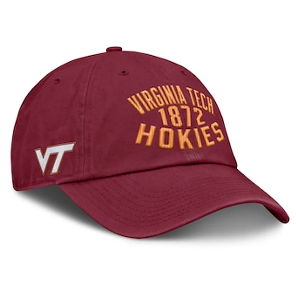 Men's Fanatics Maroon Virginia Tech Hokies Archer Adjustable Hat