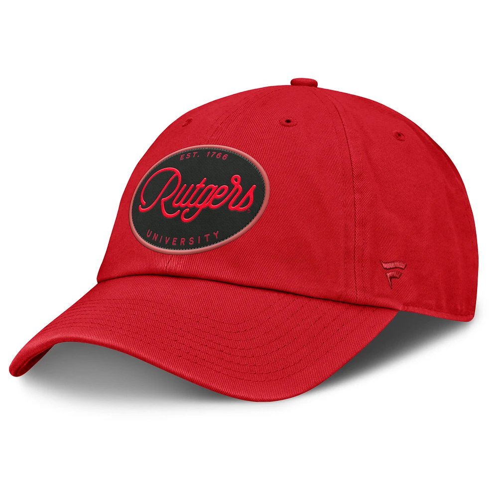 Women's Fanatics Scarlet Rutgers Scarlet Knights Candid Adjustable Hat