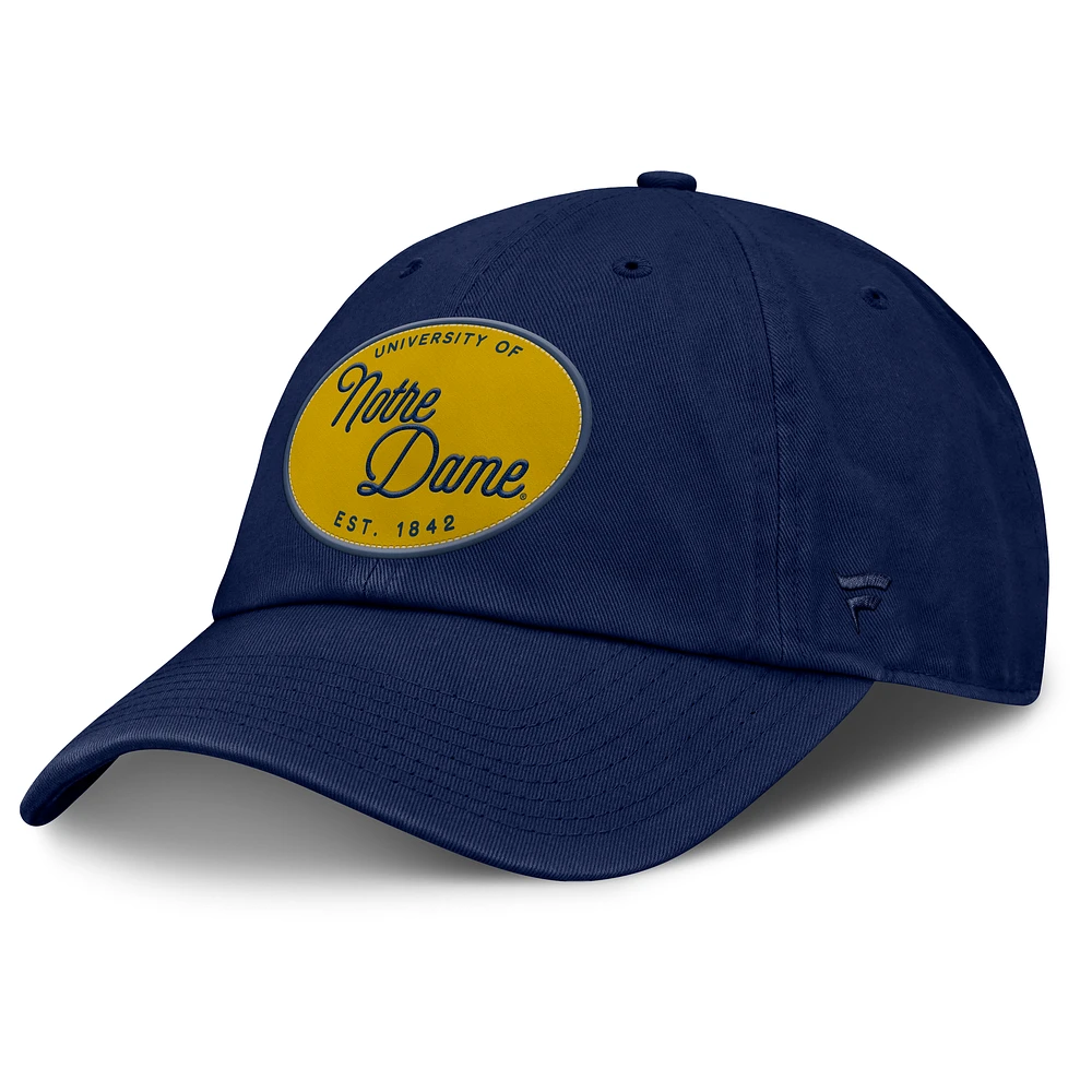 Women's Fanatics Navy Notre Dame Fighting Irish Candid Adjustable Hat