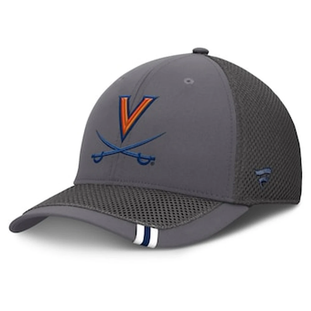 Men's Fanatics Gray Virginia Cavaliers Clincher Flex Hat