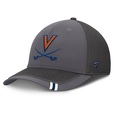 Men's Fanatics Gray Virginia Cavaliers Clincher Flex Hat