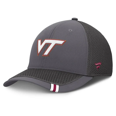 Men's Fanatics Gray Virginia Tech Hokies Clincher Flex Hat