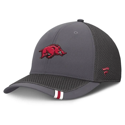 Men's Fanatics Gray Arkansas Razorbacks Clincher Flex Hat