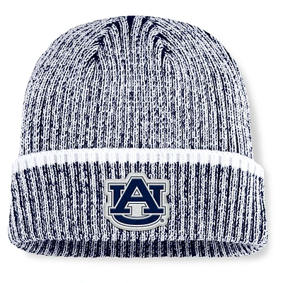 Men's Fanatics Navy/White Auburn Tigers Haze Cuffed Knit Hat