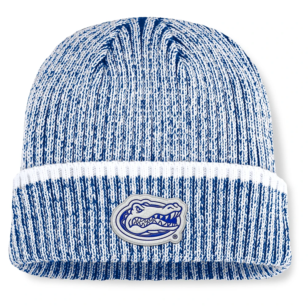 Men's Fanatics Royal/White Florida Gators Haze Cuffed Knit Hat