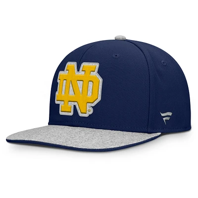 Men's Fanatics Navy Notre Dame Fighting Irish Loden Snapback Hat