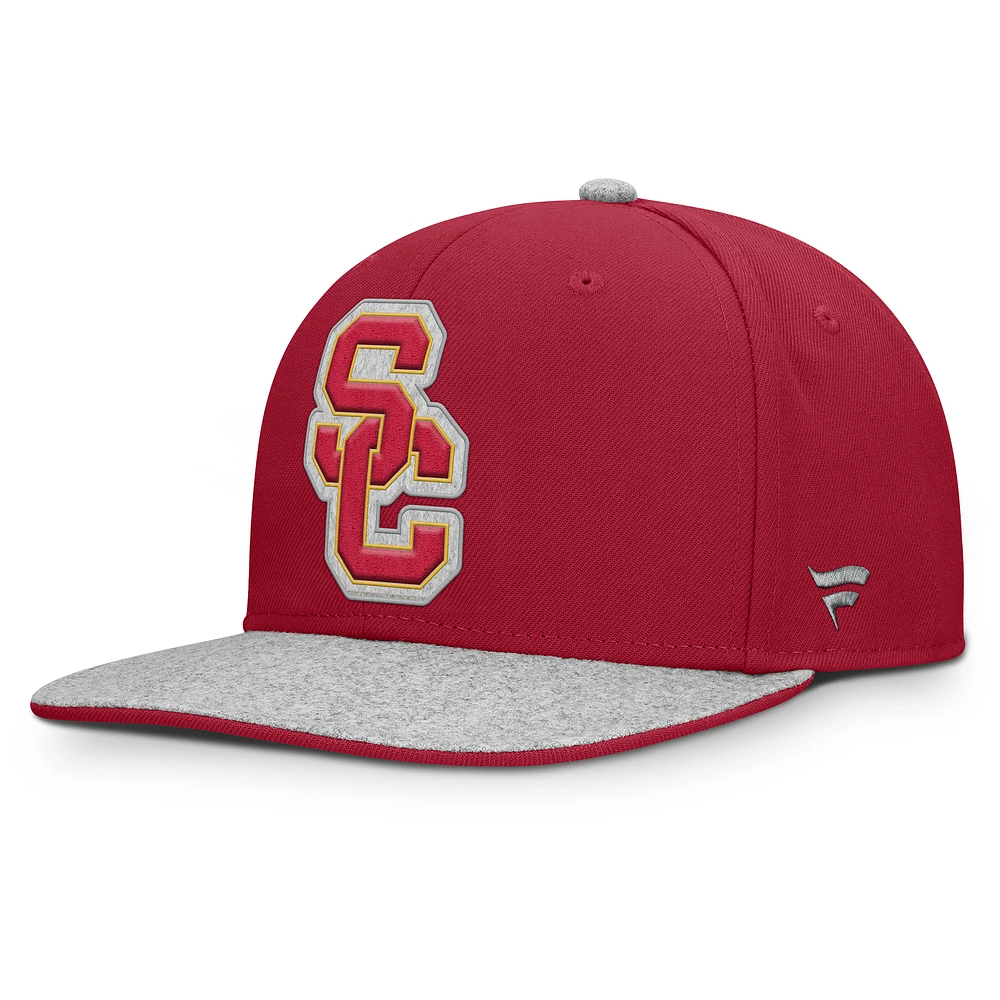 Men's Fanatics Cardinal USC Trojans Loden Snapback Hat