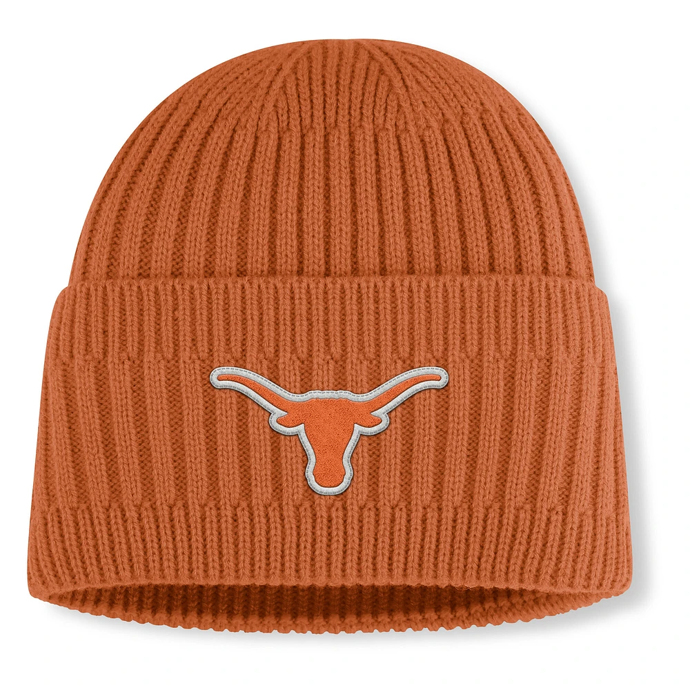 Men's Fanatics Texas Orange Texas Longhorns Revery Cuffed Knit Hat