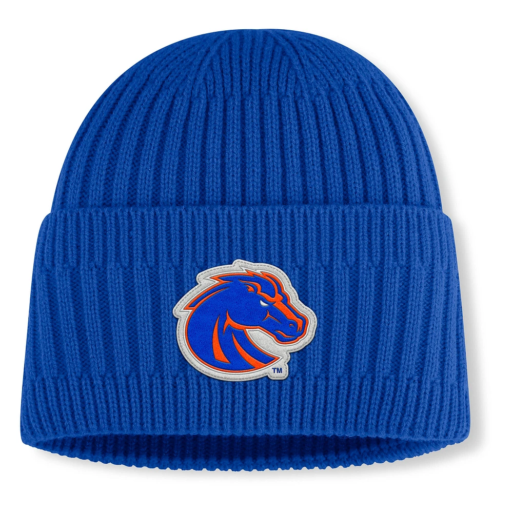 Men's Fanatics Royal Boise State Broncos Revery Cuffed Knit Hat