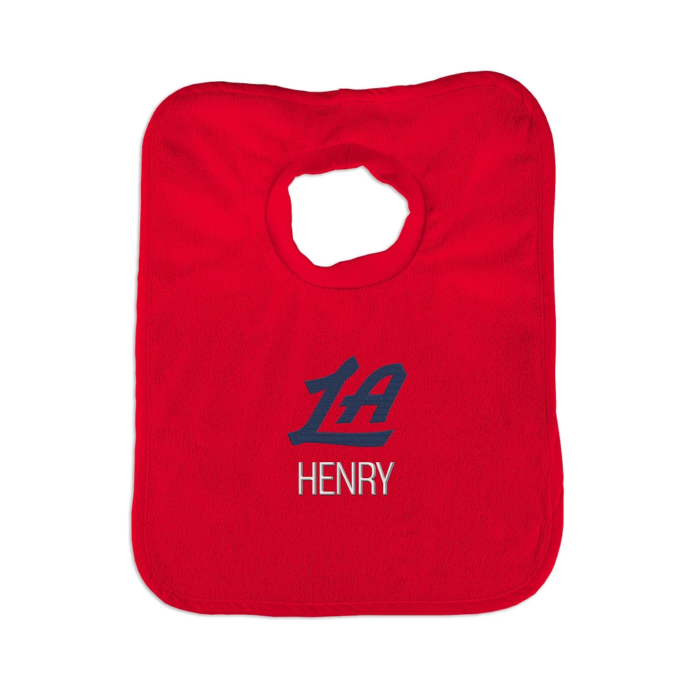 Infant Chad & Jake LA Clippers Personalized Pullover Bib