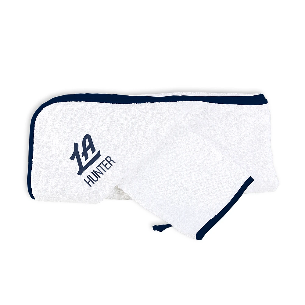 Infant Chad & Jake LA Clippers Personalized Hooded Towel & Mitt Set