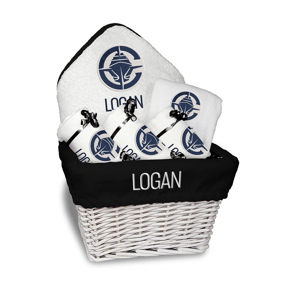 Infant Chad & Jake LA Clippers Team Logo Personalized Medium Basket