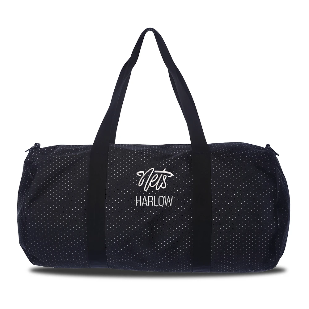 Youth Chad & Jake Brooklyn Nets Personalized Duffel Bag