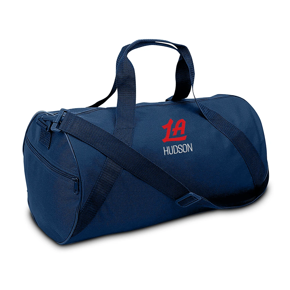 Youth Chad & Jake Navy LA Clippers Personalized Duffel Bag