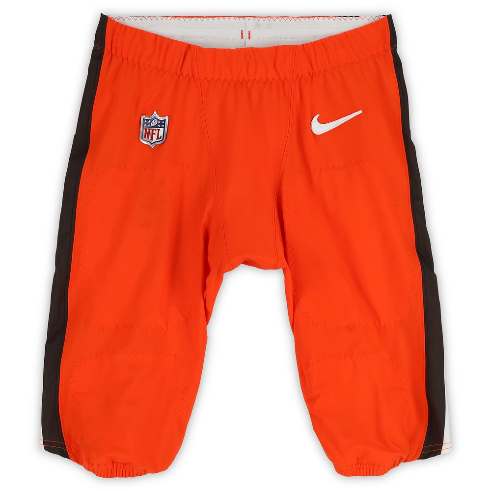 Juan Thornhill Cleveland Browns Game-Used Orange Nike Pants vs. Cincinnati Bengals on October 20, 2024